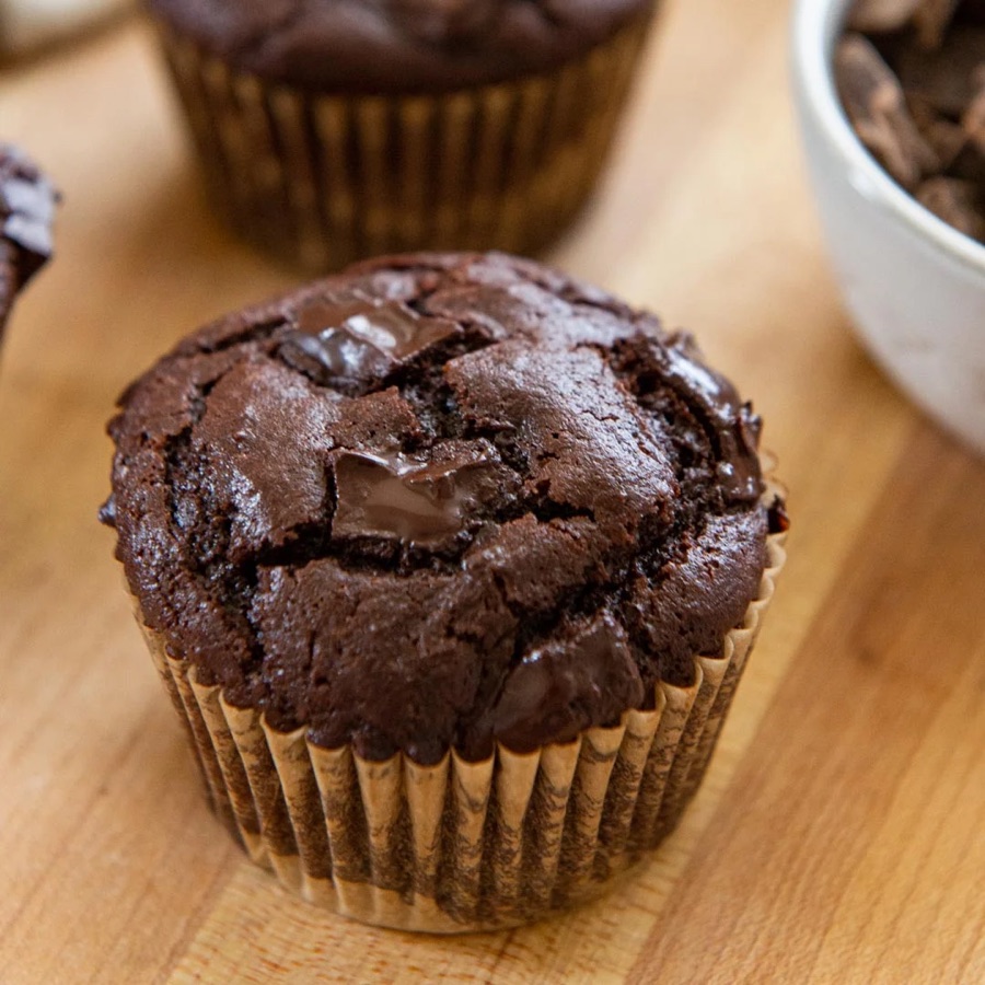Chocolate Chunk Muffin — Axiom Coffee, Fort Worth