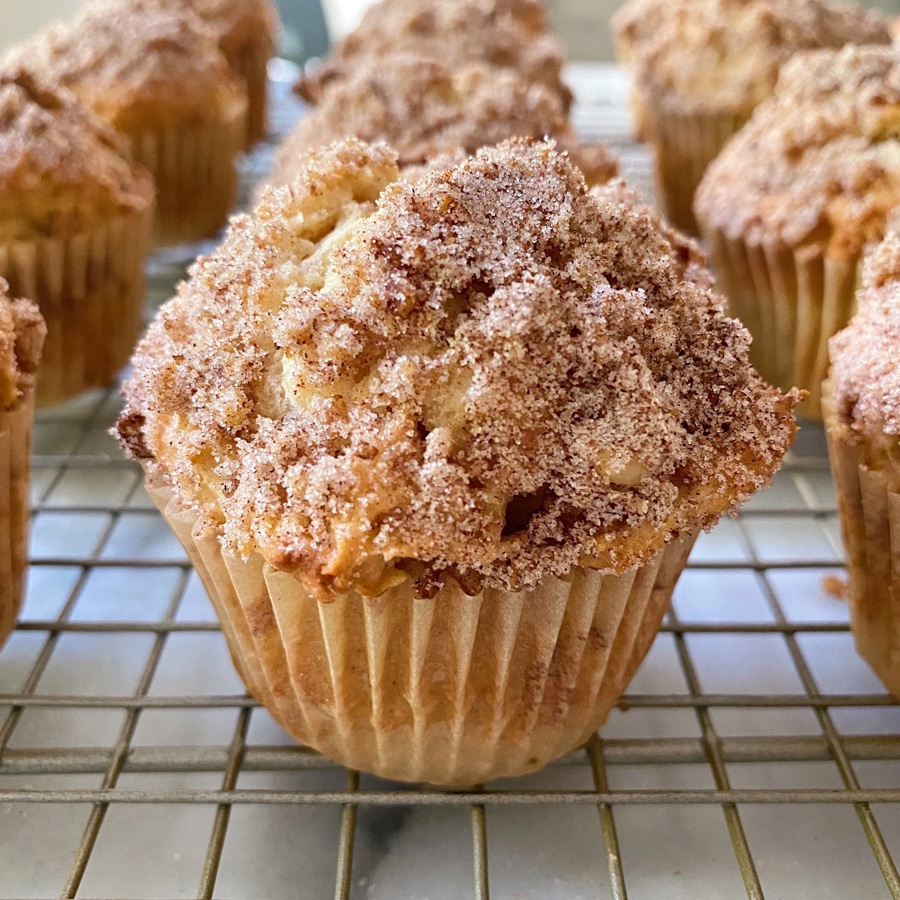 Cinnamon Crumble Muffin — Axiom Coffee, Fort Worth