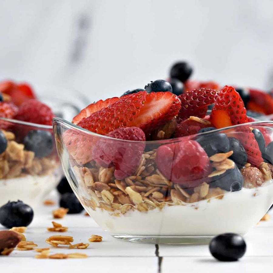 Mixed Berry Parfait — Axiom Coffee, Fort Worth